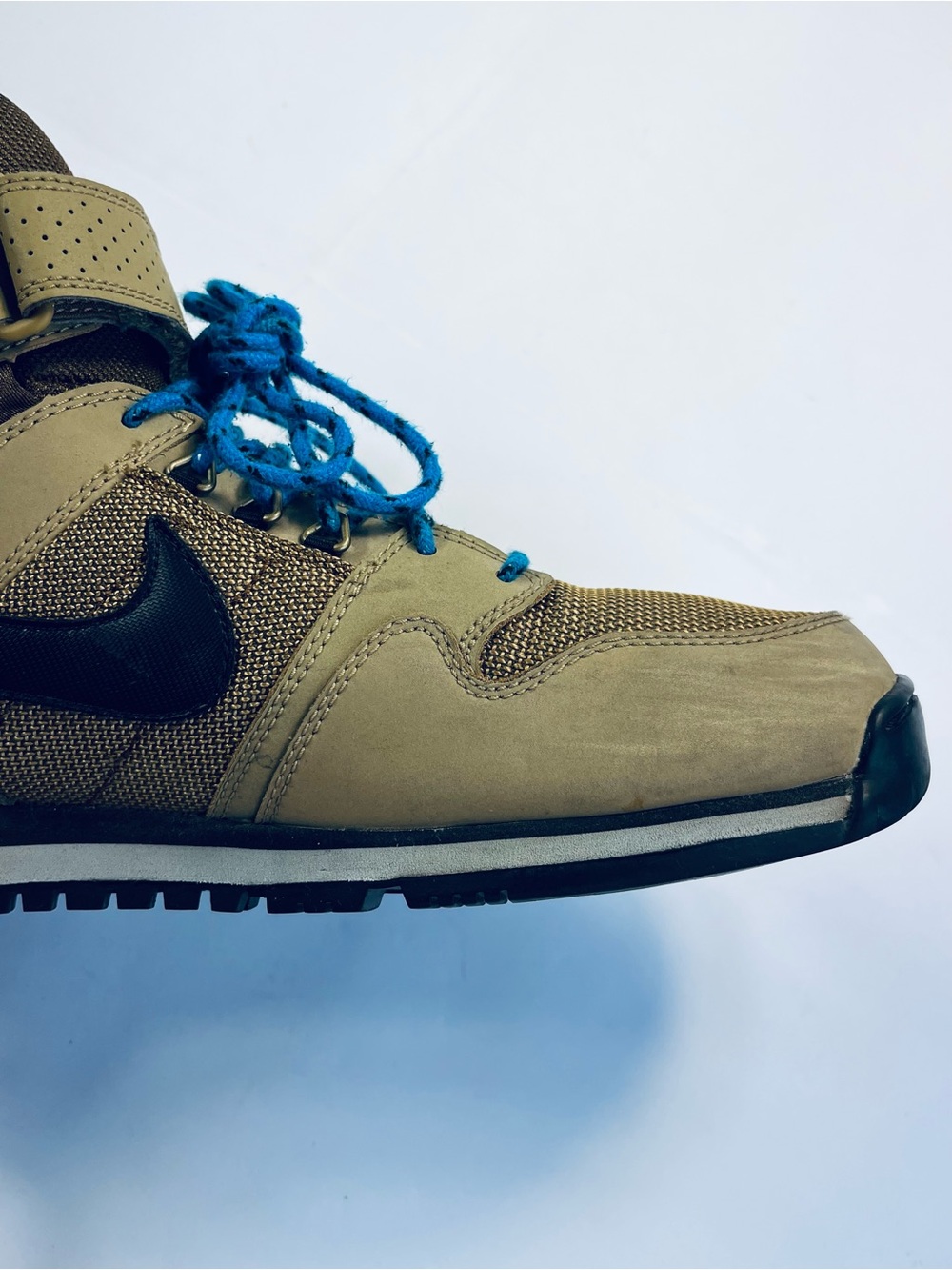 Nike Men’s Olive Green High-Top Trail Sneakers #535836-202 Men’s:10 - Picture 13 of 15